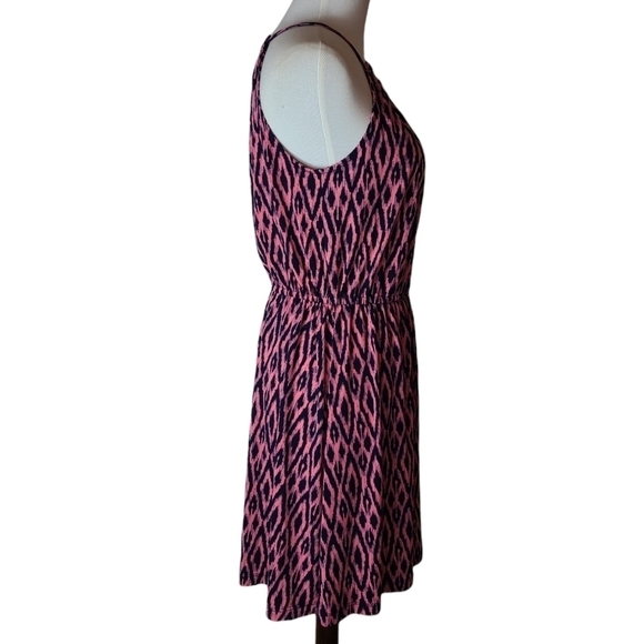 Banana Republic Pink Geometric Print Mini Dress Small Petite NWT - Picture 5 of 9